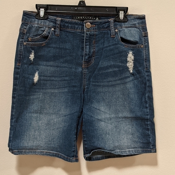 Tinseltown Denim Distressed Shorts Junior's Size 9 - Picture 1 of 9